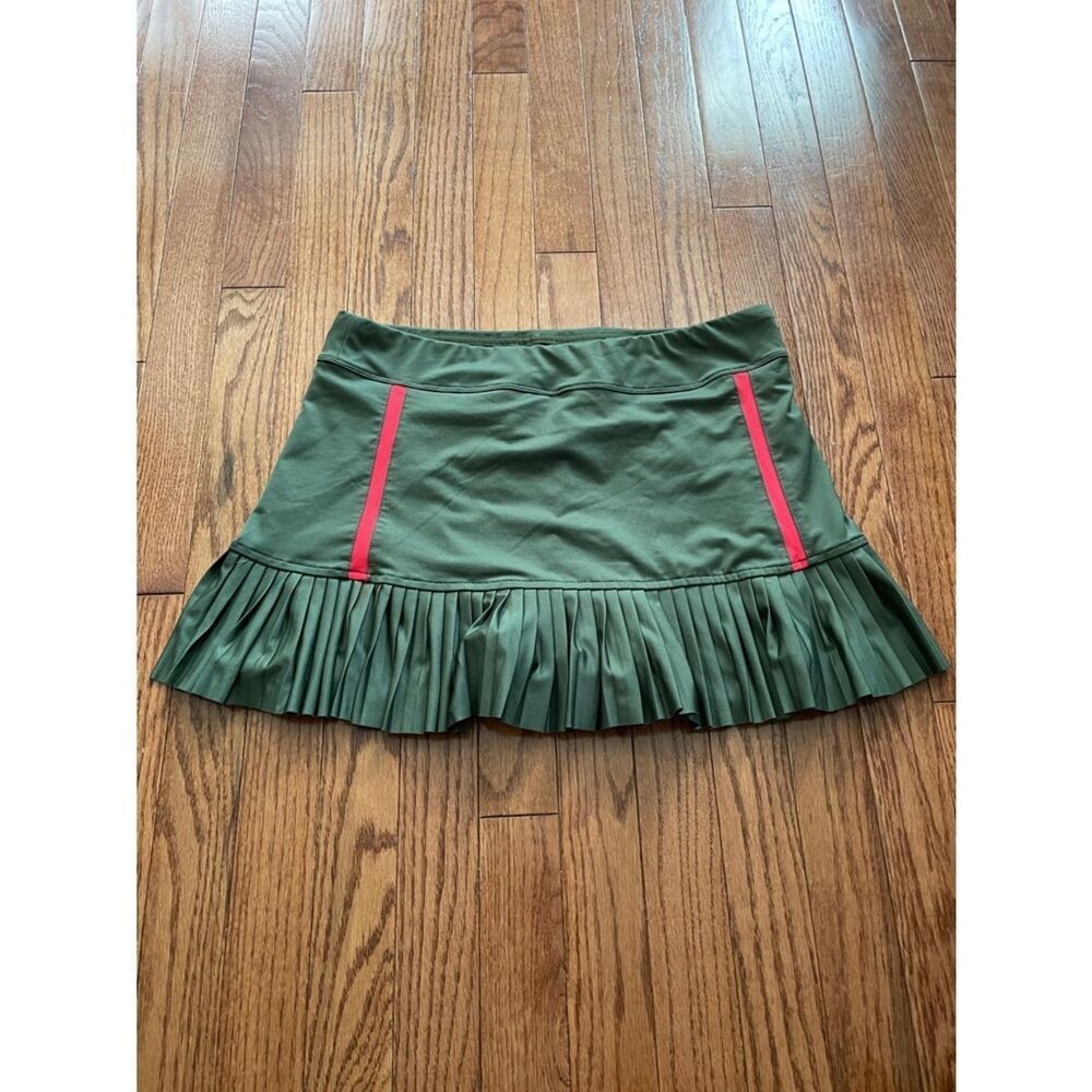Inphorm Olive Green Tennis Skirt Women’s Sz Large